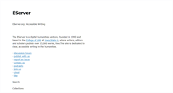 Desktop Screenshot of eserver.org
