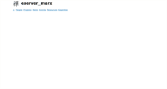 Desktop Screenshot of marx.eserver.org