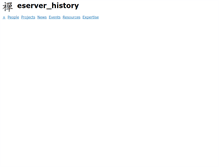 Tablet Screenshot of history.eserver.org