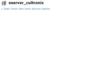 Tablet Screenshot of cultronix.eserver.org