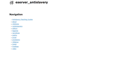 Desktop Screenshot of antislavery.eserver.org
